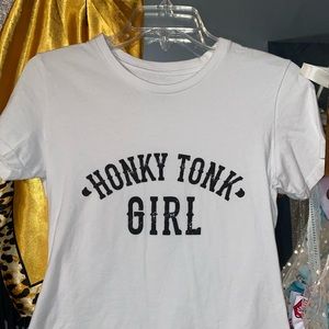 Honky tonk girl tee